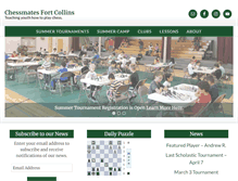 Tablet Screenshot of chessmatesfc.com